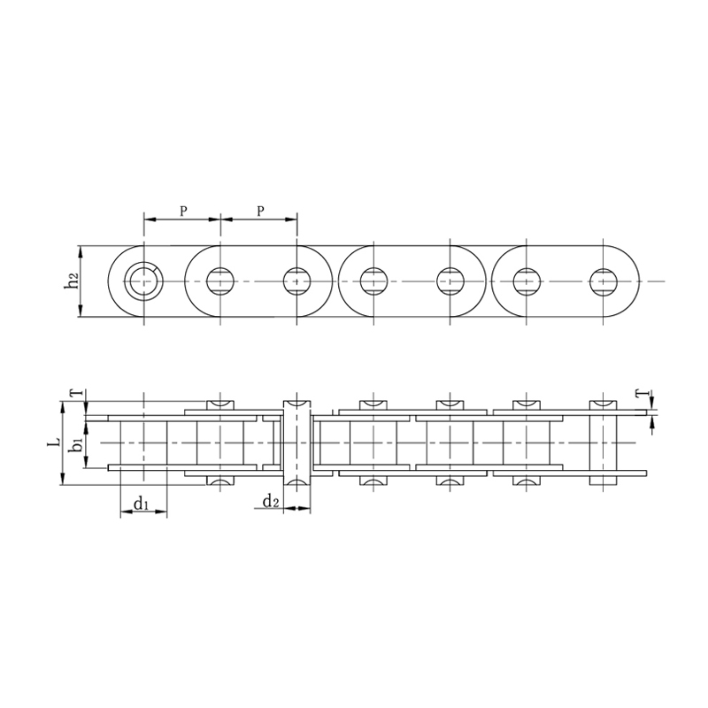 زنجیر زمان بندی موتور خودرو قابل تنظیم با مقاومت در برابر ضربه