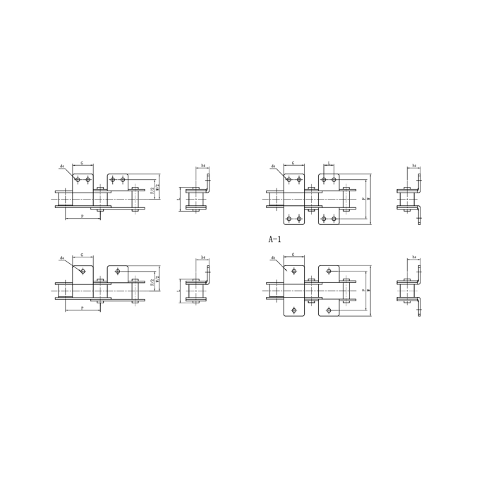 اتصالات زنجیر نقاله دو گام