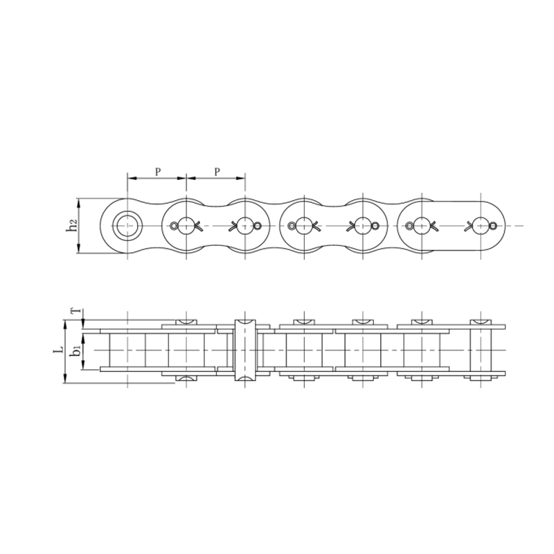 زنجیر غلتکی دقیق گام کوتاه ( سری A )